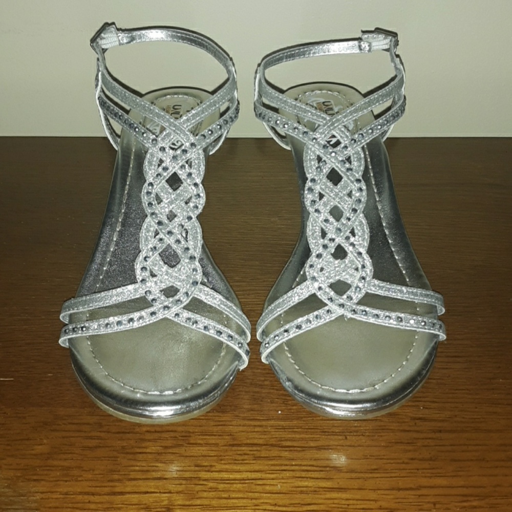 Unlisted Silver Sparkly Heels